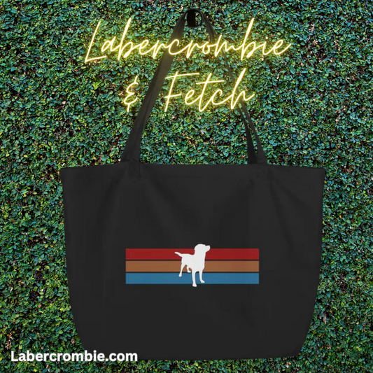 White Lab Large organic tote bag