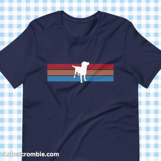 Dog Stripes Unisex t-shirt