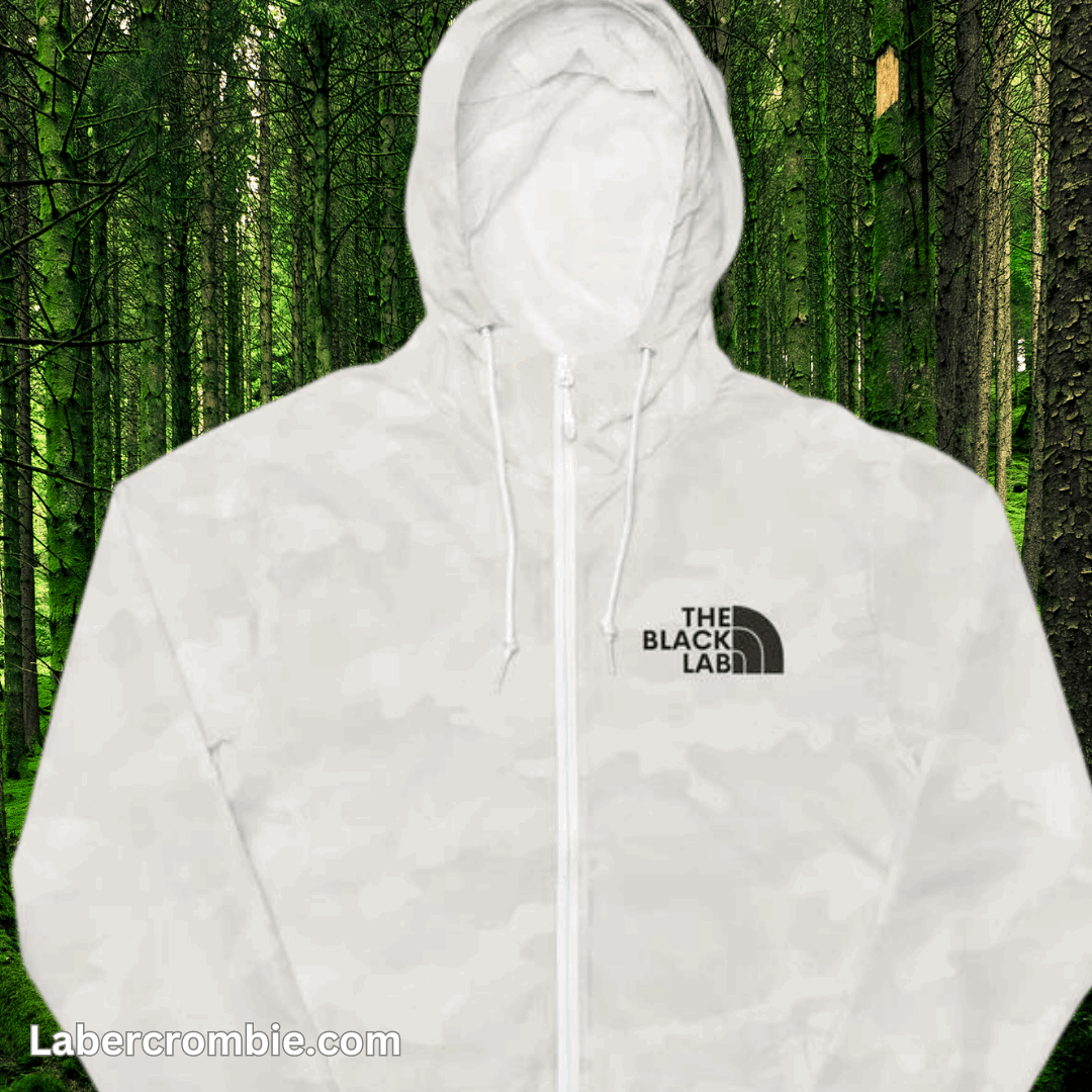 Black Lab Unisex lightweight zip up windbreaker
