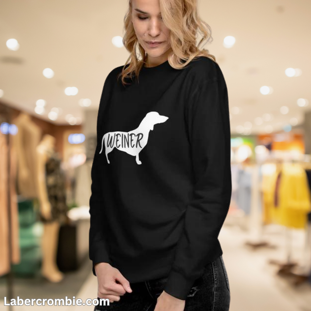 Weiner Dog Womens Sweatshirt