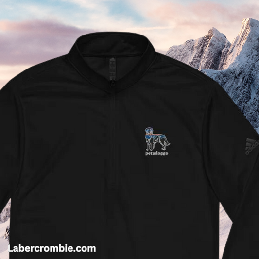 Petadoggo Quarter zip pullover