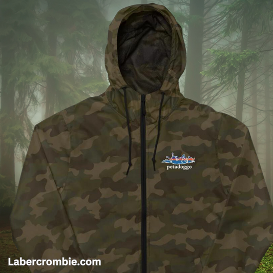 Lazy Petadoggo Unisex lightweight windbreaker