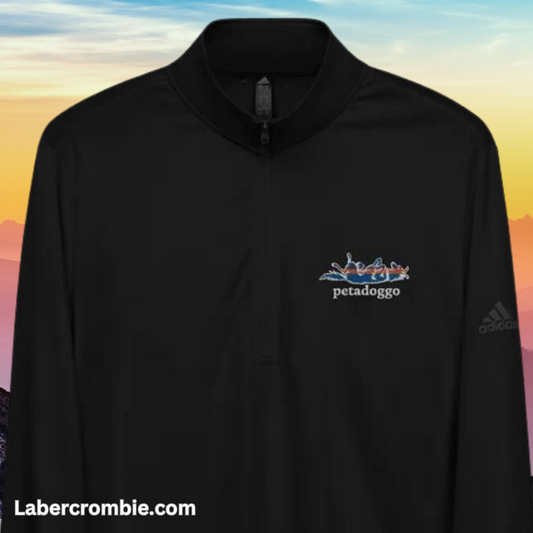 Lazy Petadoggo Quarter zip pullover