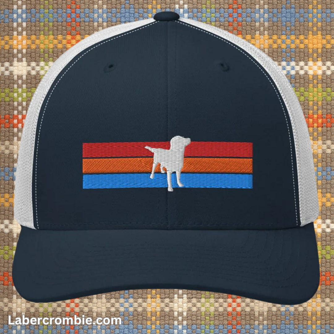 White Lab Trucker Cap