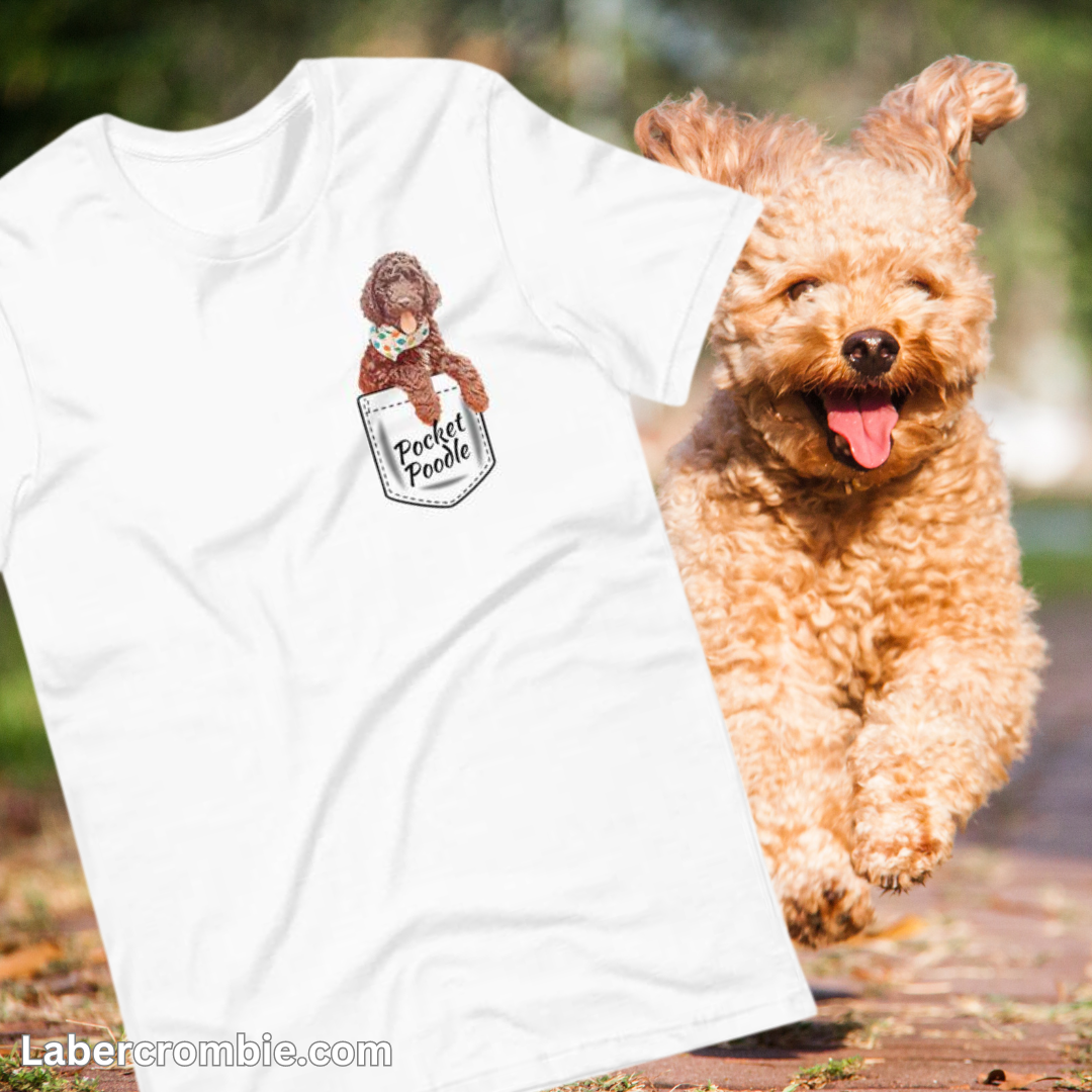 Pocket Poodle Unisex t-shirt