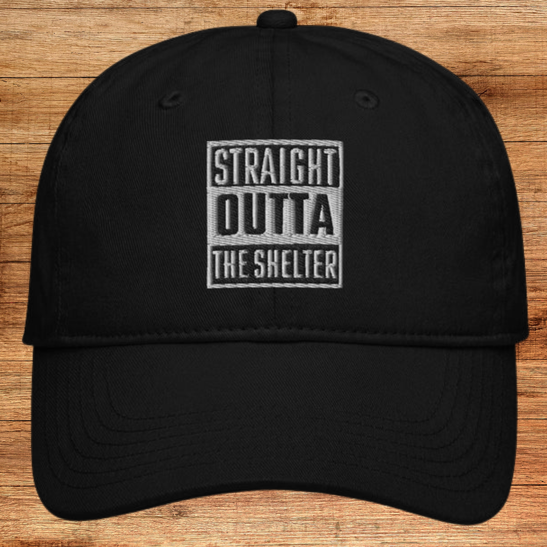 Straight Outta The Shelter Champion dad hat