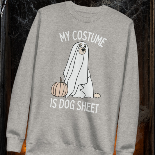 Dog Sheet Costume Unisex Premium Sweatshirt