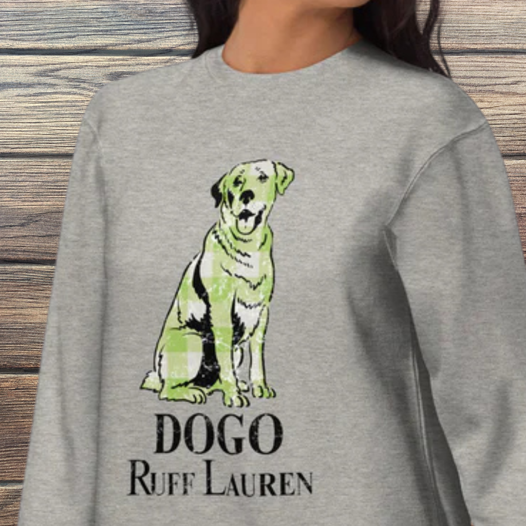 Plaid Dogo Unisex Premium Sweatshirt