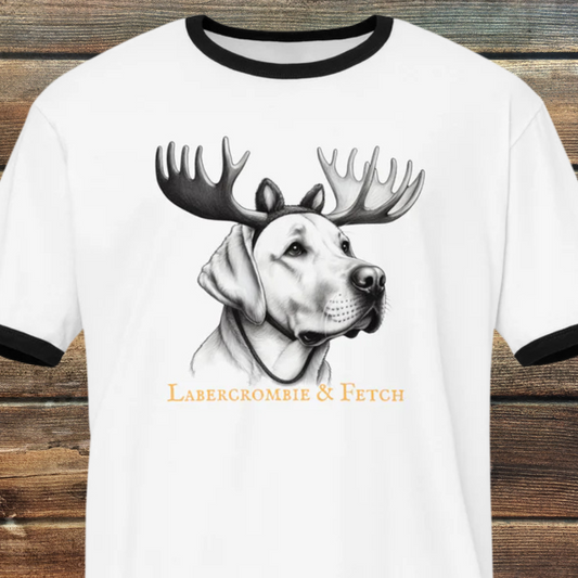Labercrombie Moose Unisex ringer t-shirt