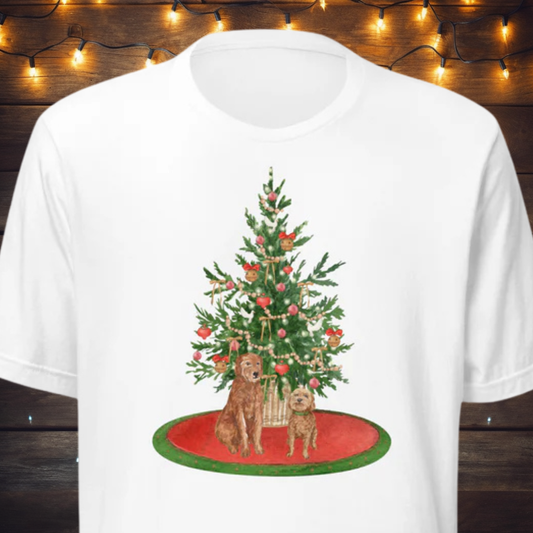 Dogs Under The Tree Unisex t-shirt