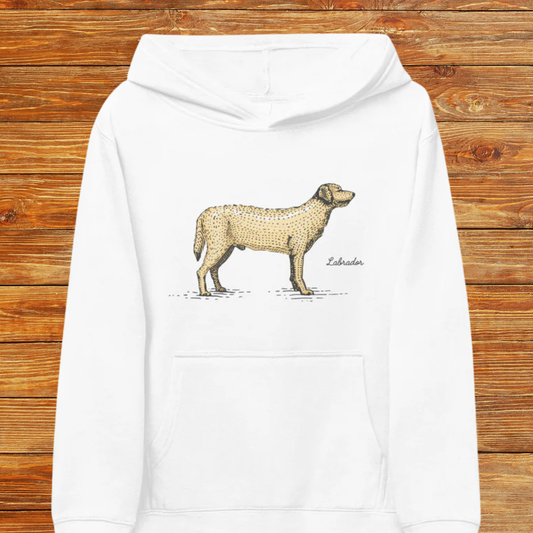 Cute Dog Kids fleece hoodie