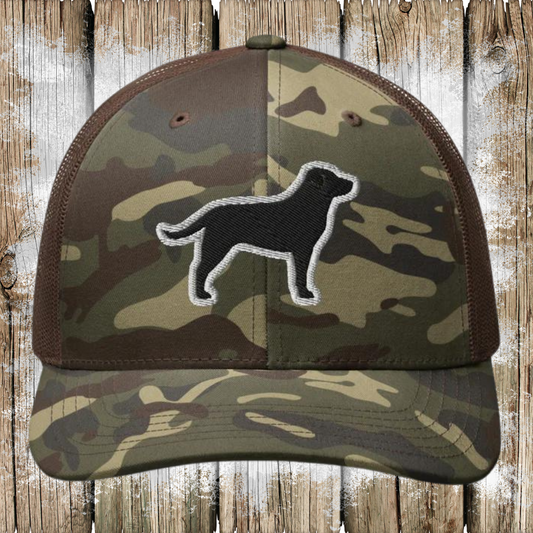 Labrador Camouflage trucker hat