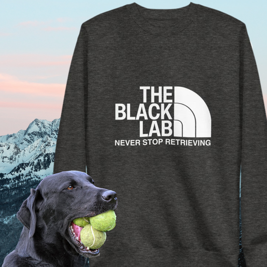 The Black Lab Unisex Premium Sweatshirt