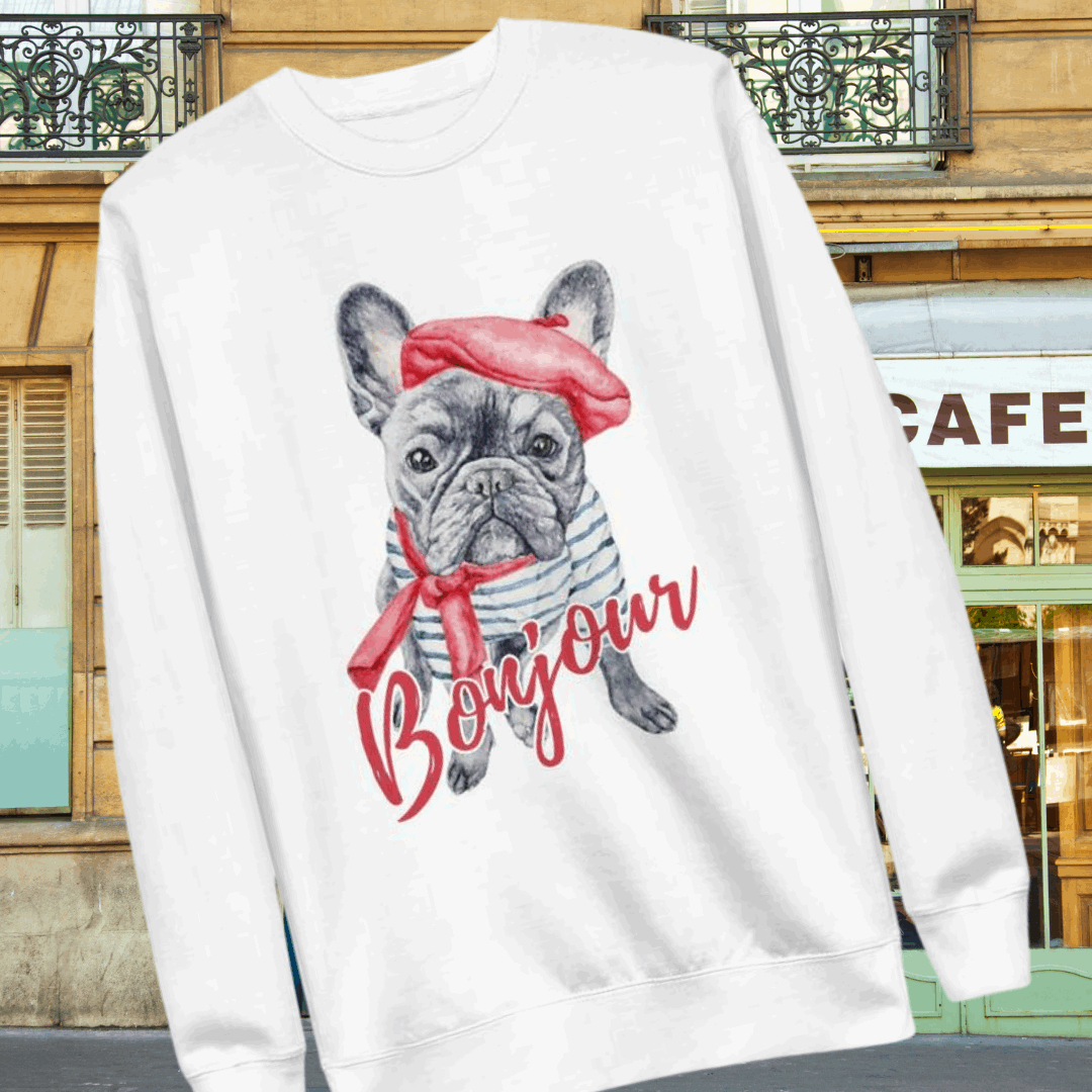 Bonjour Unisex Premium Sweatshirt