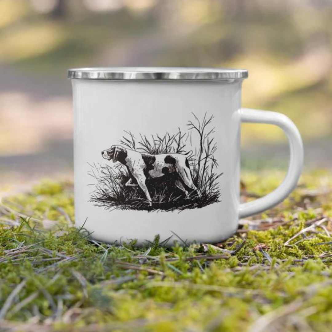 Pointer Enamel Mug