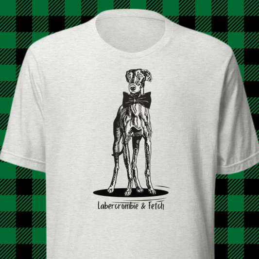Greyhound Labercrombie Unisex t-shirt