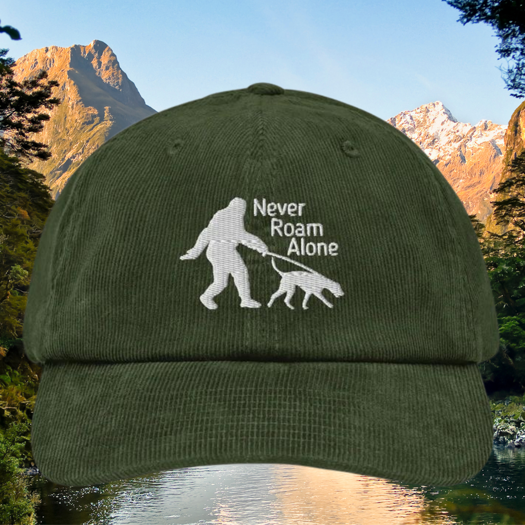 Never Roam Alone Corduroy hat