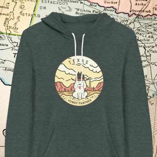 Howdy Pawtner Unisex hoodie