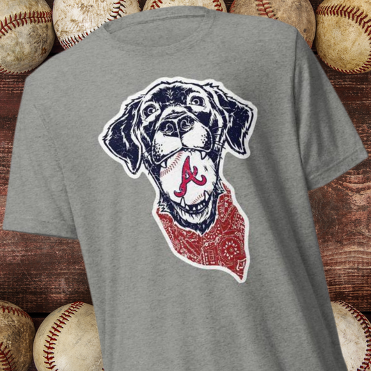 Braves Dog Short sleeve t-shirt