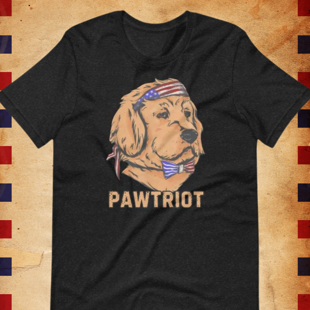Fourth of July Pawtriot Unisex t-shirt