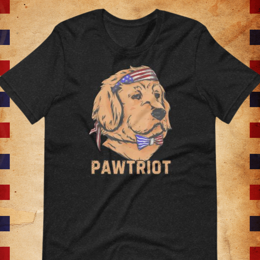 Fourth of July Pawtriot Unisex t-shirt