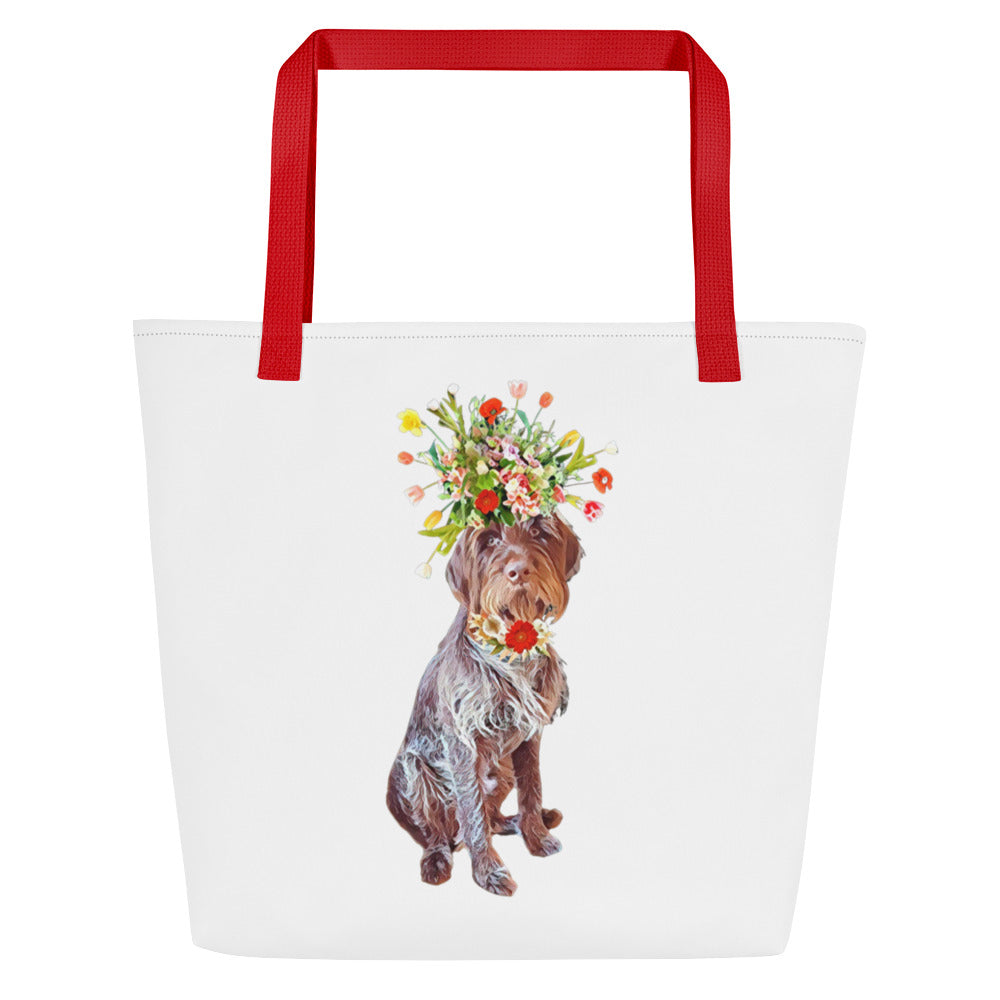 Flower Girl Large Tote Bag