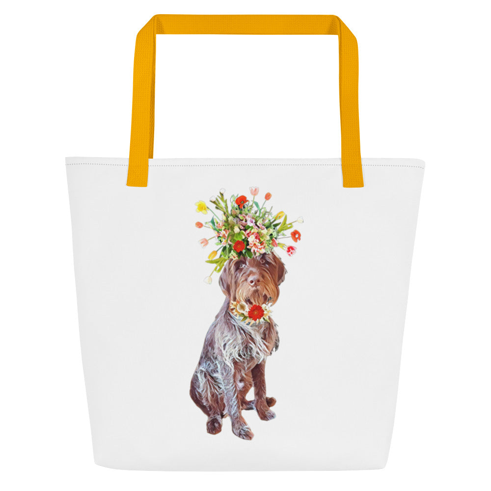 Flower Girl Large Tote Bag