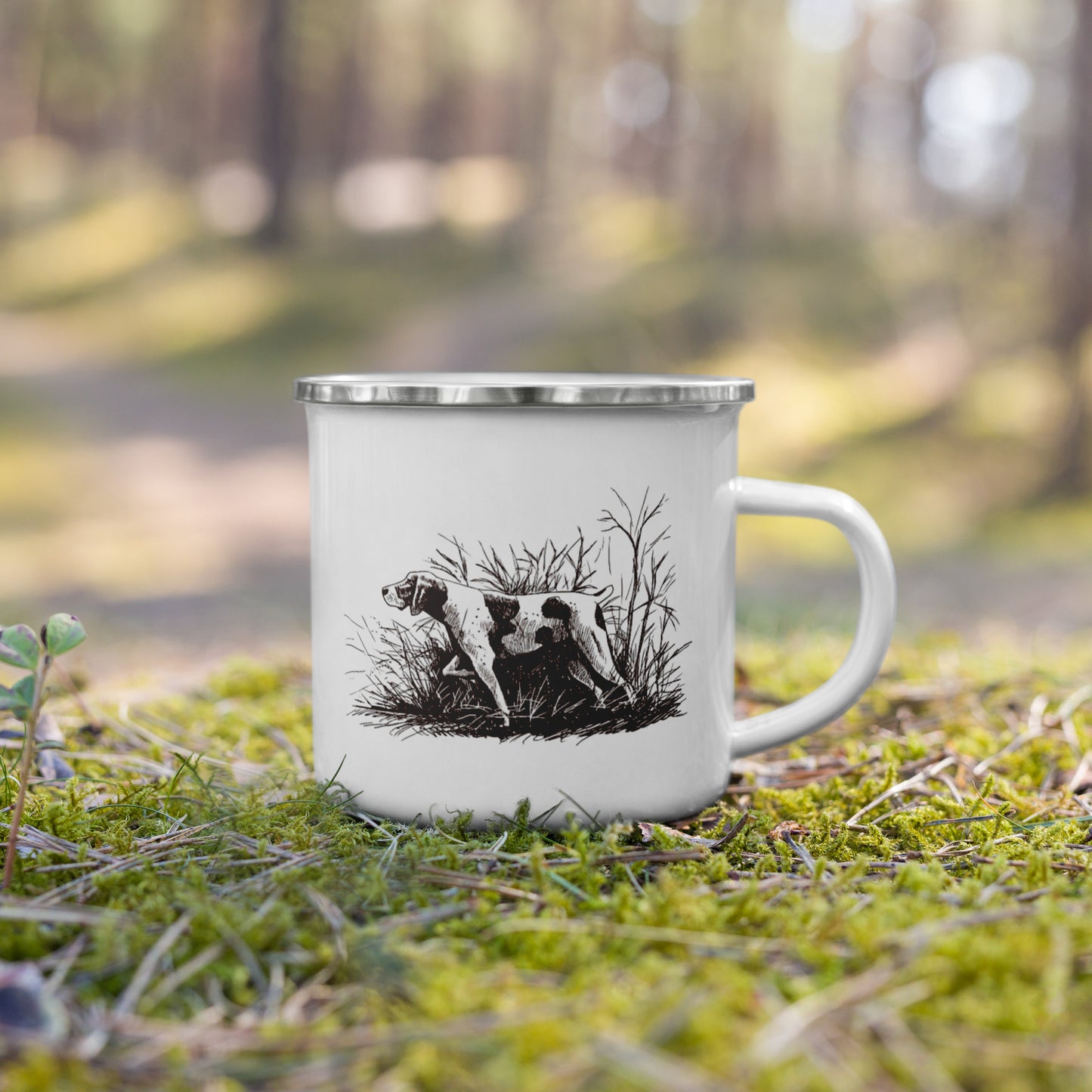 Pointer Enamel Mug