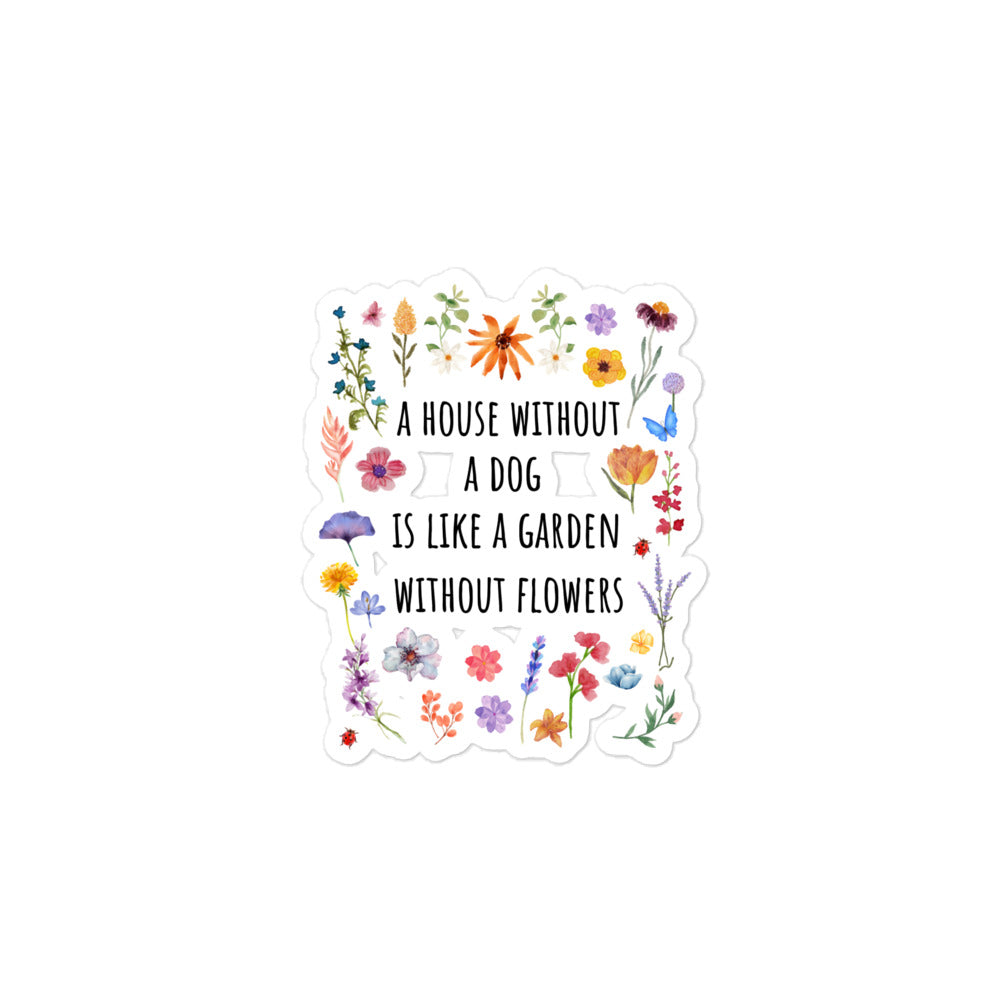 House without a dog stickers