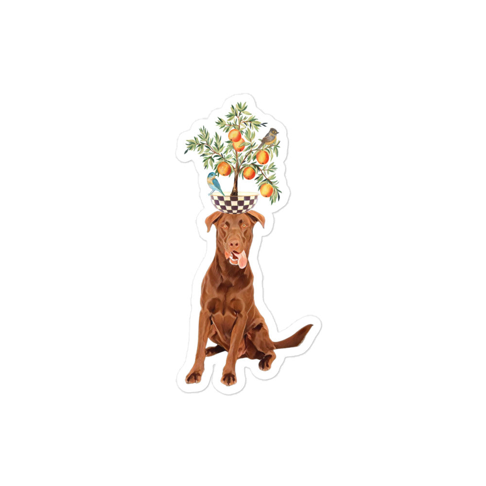 Orange Lab stickers