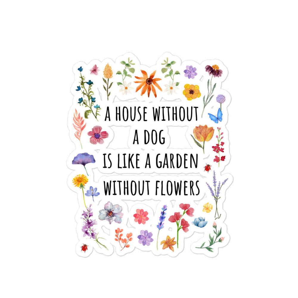 House without a dog stickers