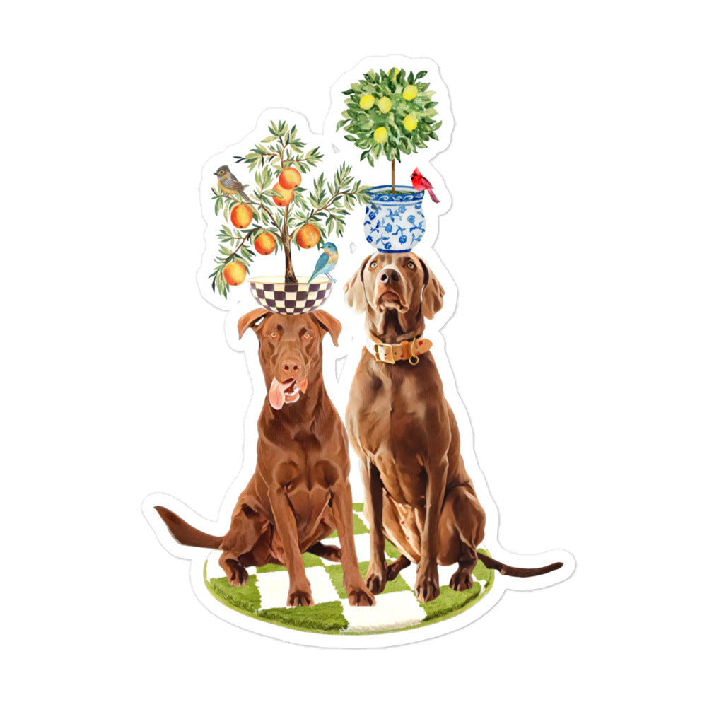 Oranges and Lemons stickers