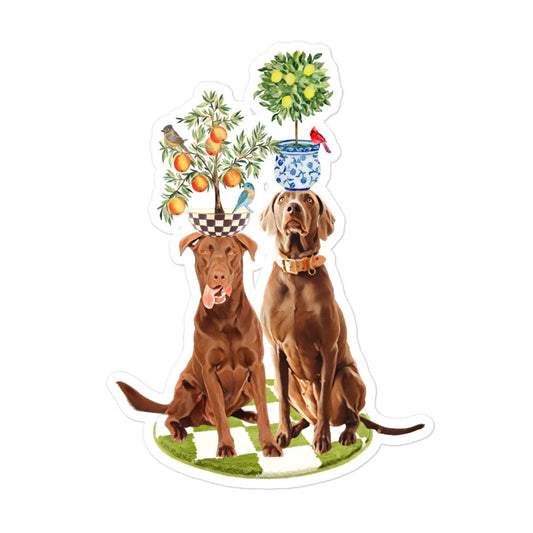 Oranges and Lemons stickers