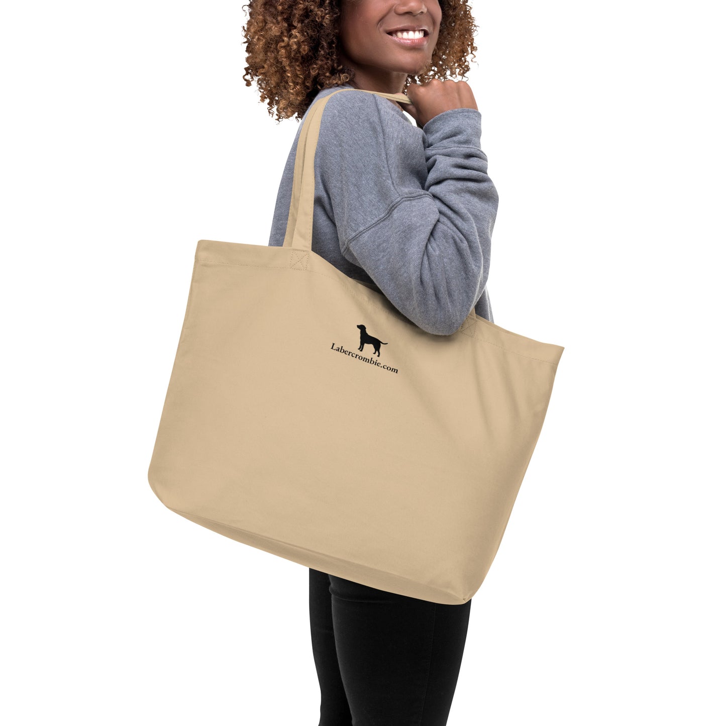 The Walking Dog Large organic tote bag