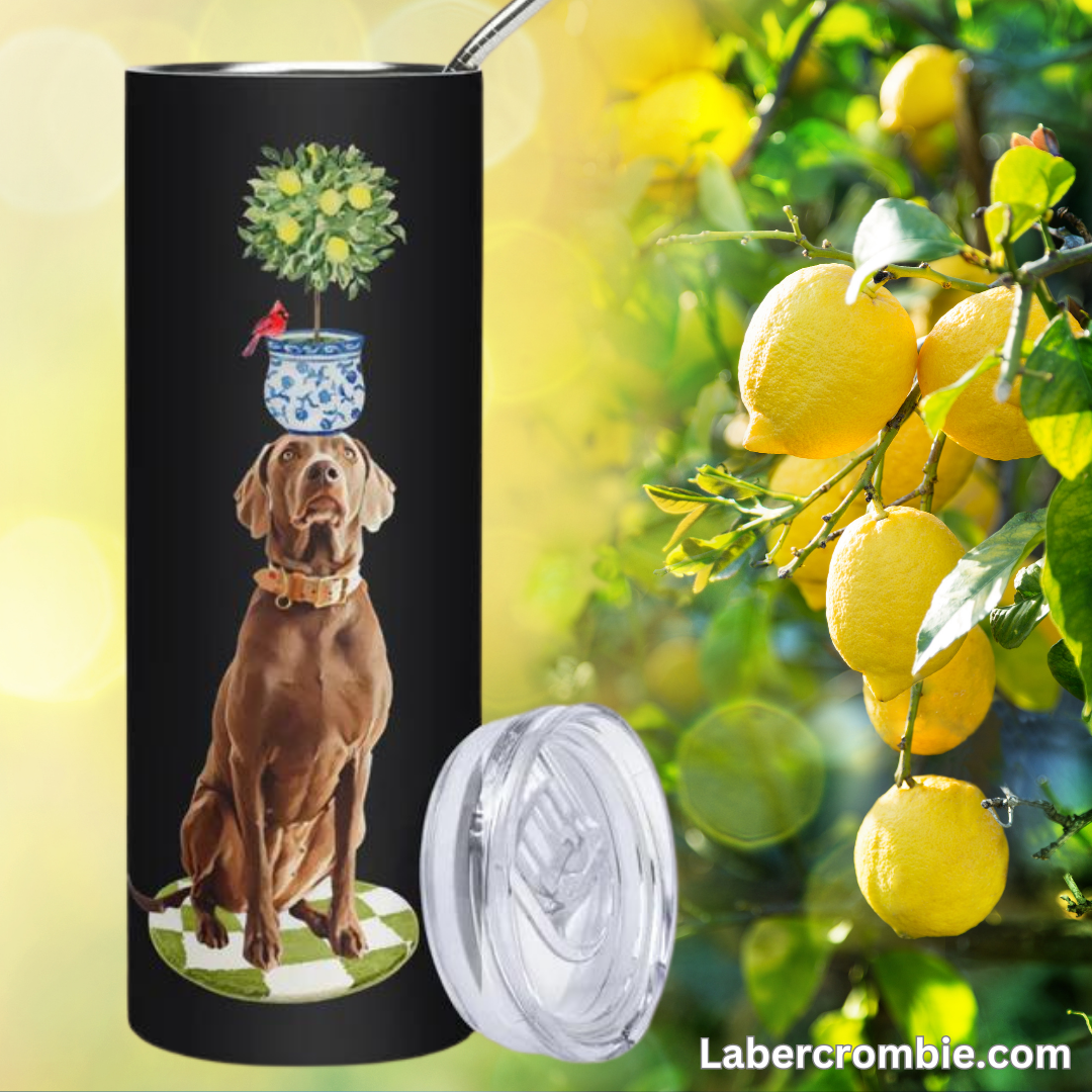 Lemon Head Stainless steel tumbler