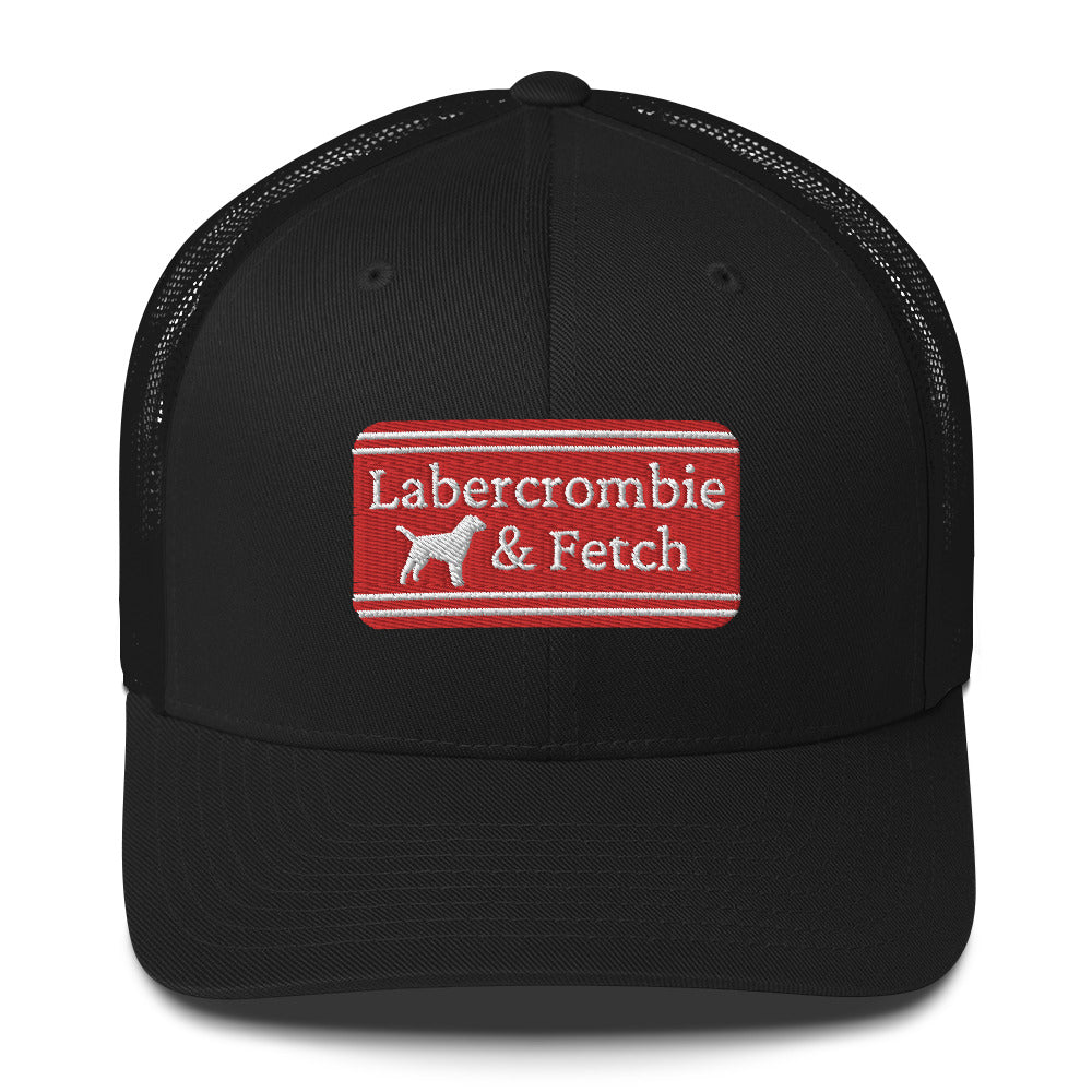 Labercrombie Red Logo Trucker Cap