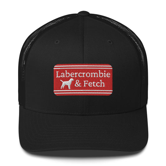 Labercrombie Red Logo Trucker Cap