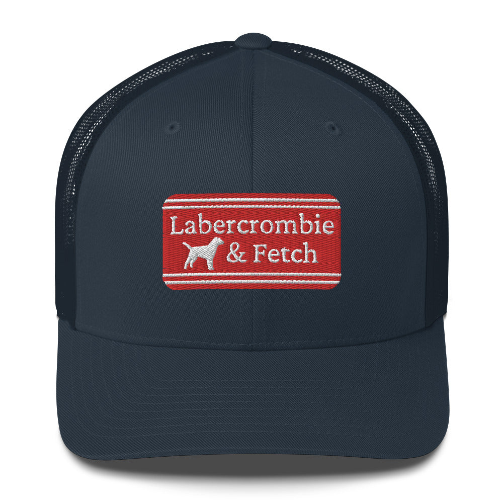 Labercrombie Red Logo Trucker Cap