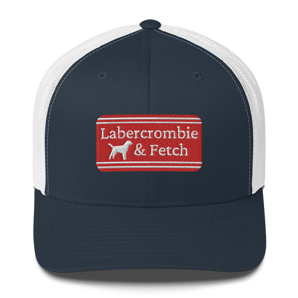 Labercrombie Red Logo Trucker Cap