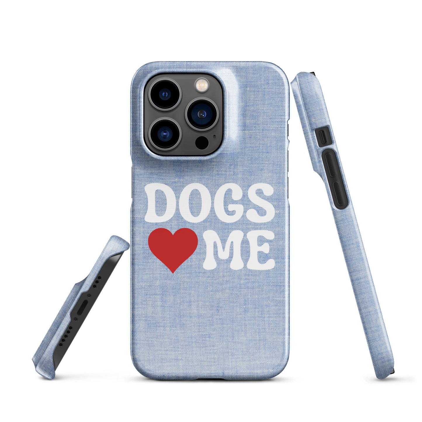 Dogs Love Me Snap case for iPhone®