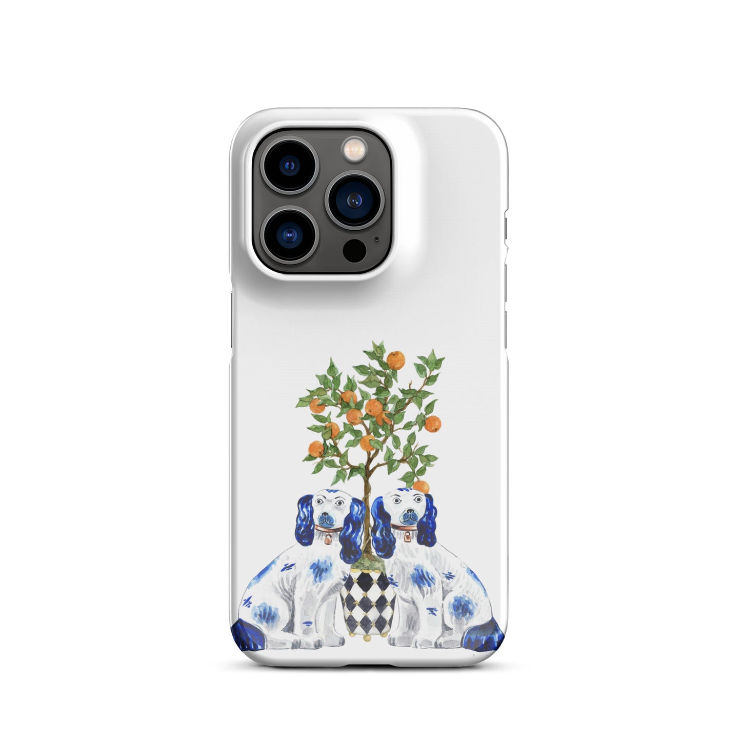 Blue Staffordshire Snap case for iPhone®
