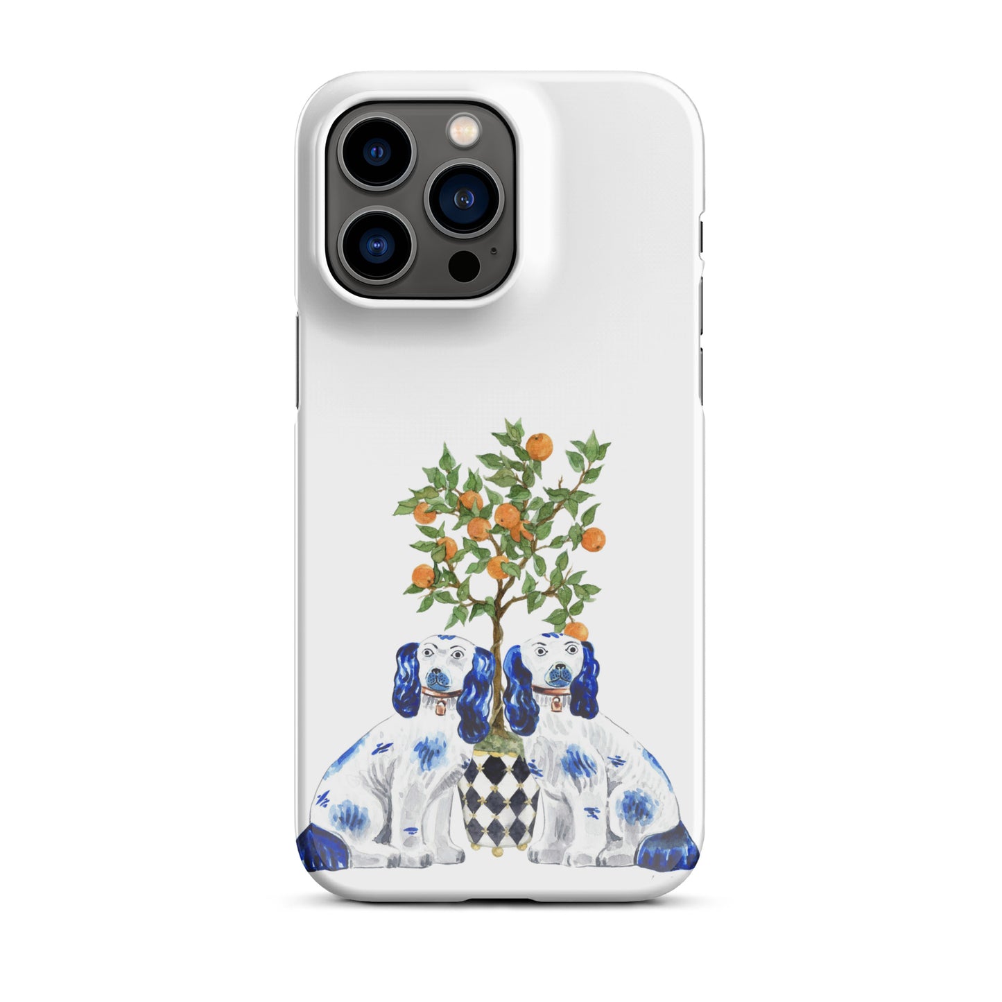 Blue Staffordshire Snap case for iPhone®
