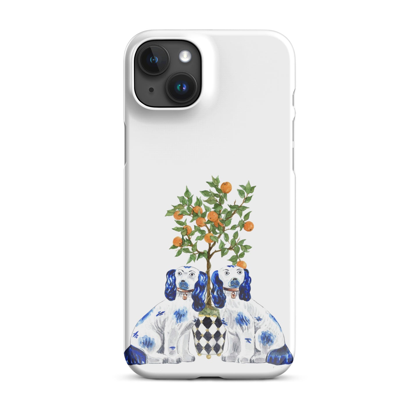 Blue Staffordshire Snap case for iPhone®