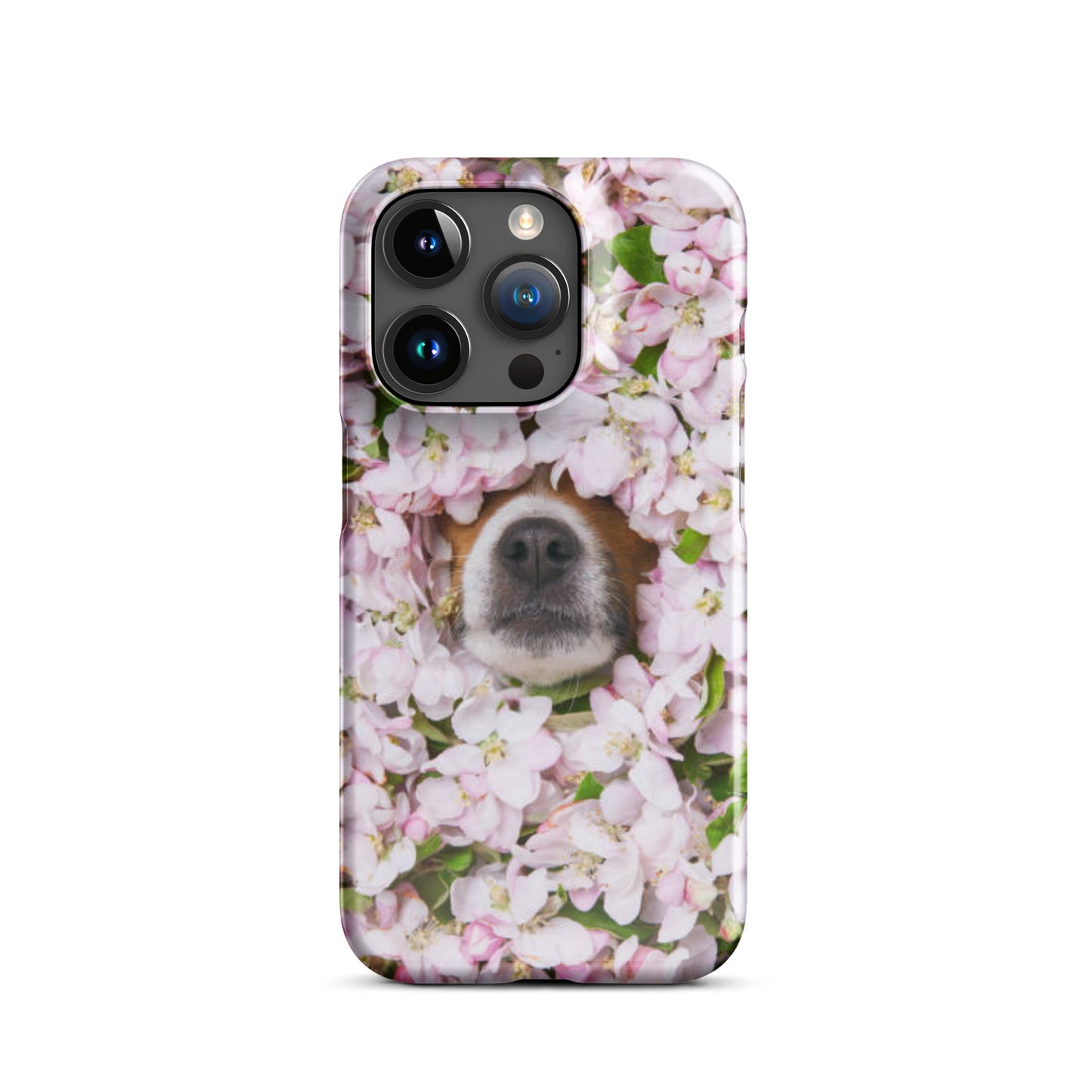Flower Dog Snap case for iPhone®