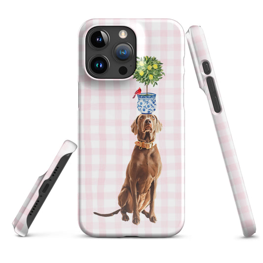 Brown Lab Snap case for iPhone®