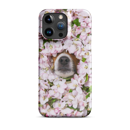 Flower Dog Snap case for iPhone®