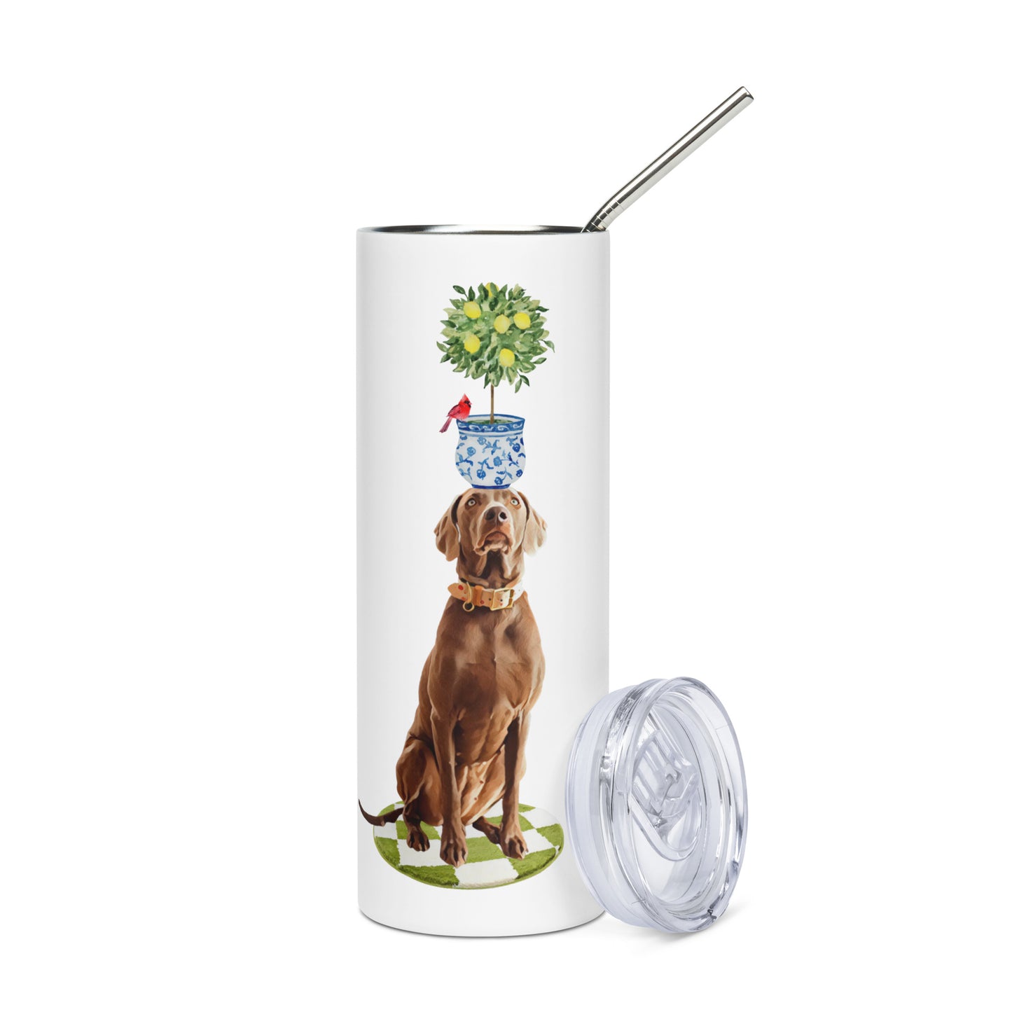 Lemon Head Stainless steel tumbler