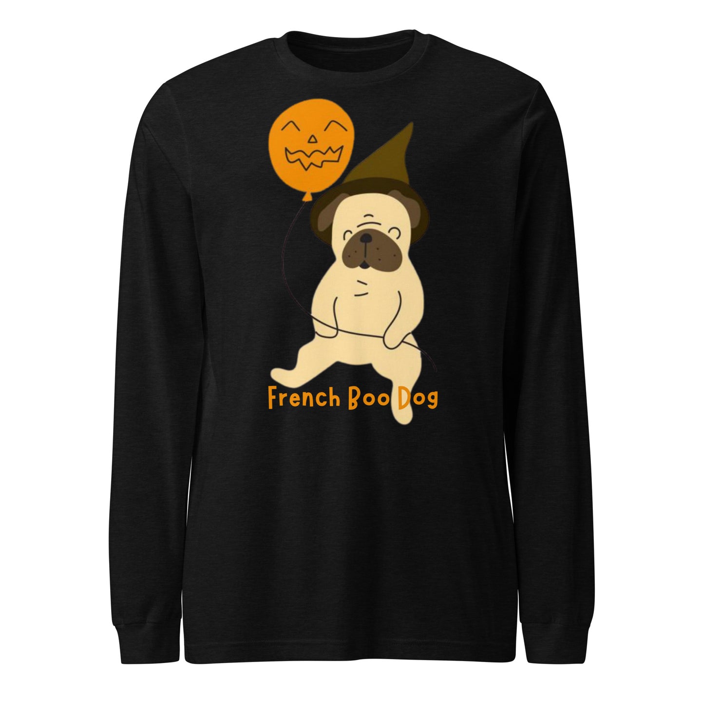 French Boo Dog Unisex Long Sleeve Tee