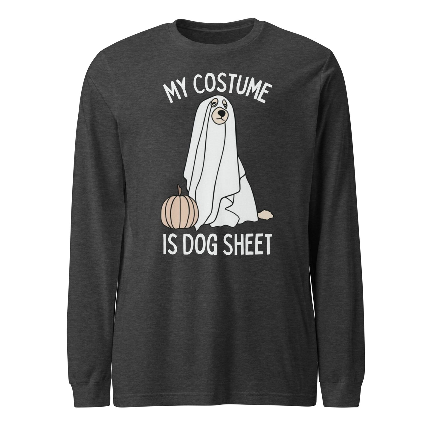 Dog Sheet Costume Unisex Long Sleeve Tee