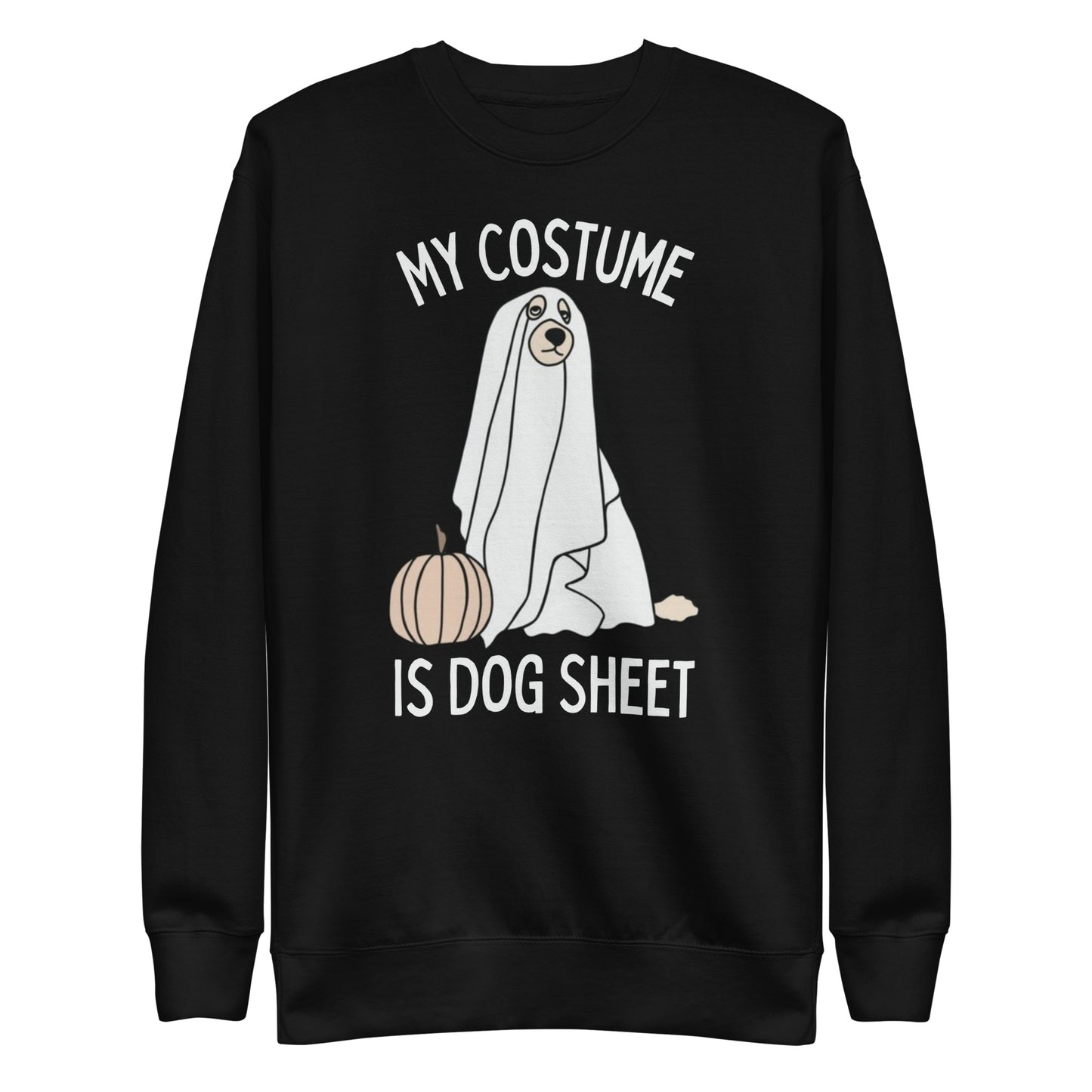 Dog Sheet Costume Unisex Premium Sweatshirt